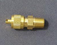 Штуцер 1/4 SAE-1/8 NPT прямой VC-500-16 с золотником и колпачком