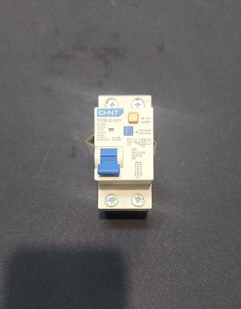 Выключатель автомат. 1-пол. 10 А дифф. тока +N 30мА тип AC хар-ка C CHINT