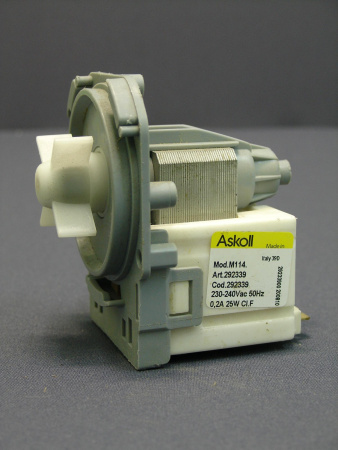 Насос ASKOLL 25W - 40W без улитки 3 защ. клеммы раздельно назад BOSCH-MAXX RS0794