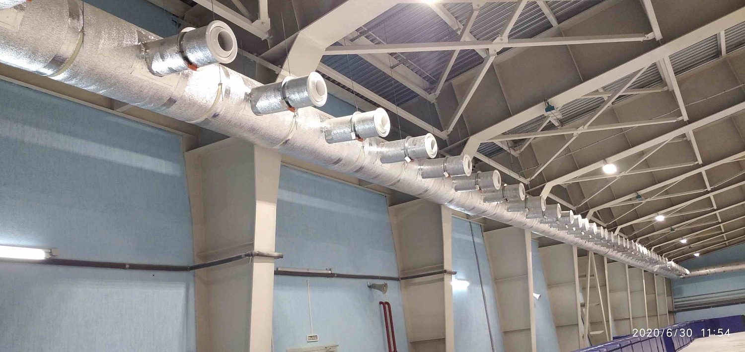 Проектирование, поставка и монтаж холодильного и вентиляционного оборудования для ледовой арены ФОК Регионального центра по шорт-треку ЛД «Уральская молния»