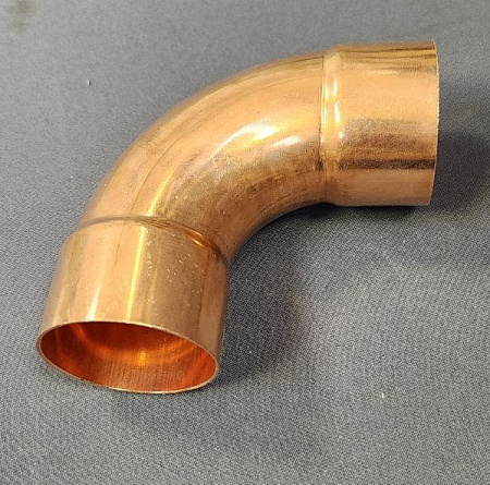 Отвод медный 54 мм 