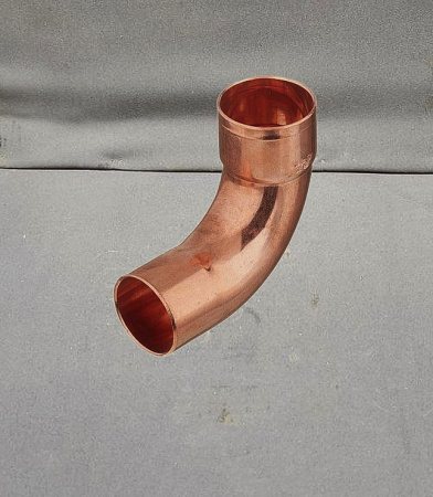 Отвод медный 64 мм 90град. однораструбный