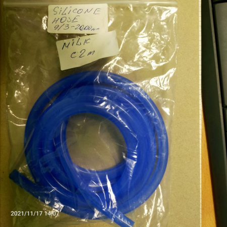 Силиконовый шланг SILICONE HOSE 9/3-2000mm MILK C'2m