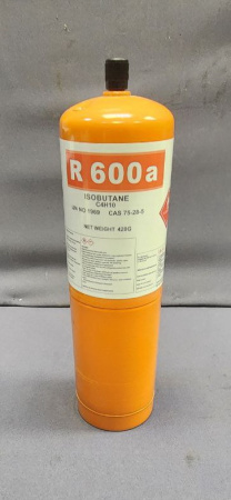 Изобутан R-600А однораз. баллон 420 г с клапаном шредера 