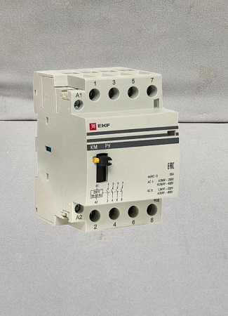 Контактор 40А 4НО 3п 220В модульный EKF PROxima