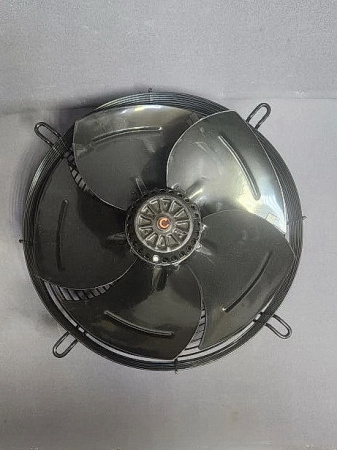 Вентилятор 4E-350В (220В) нагнетающий в сборе с крыльчаткой и решеткой