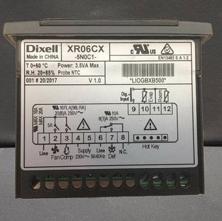 Контроллер XR06CX -5N0C1 NTC R=5+8+20+2NG6/1.5 230V Dixell (Аналог 974)