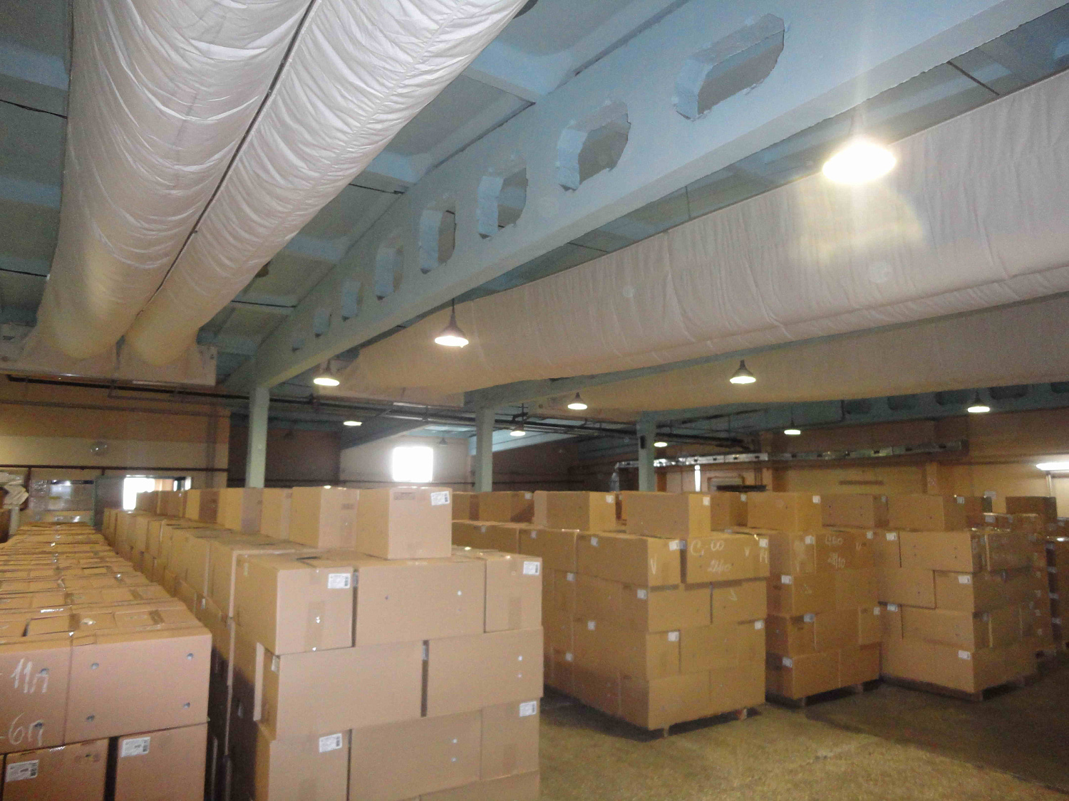 Оснащение системой промышленного кондиционирования склада хранения куриного яйца «Птицефабрики Челябинская»