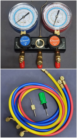 Станция манометрическая в кейсе, 2 шар.вент (R507/134/404/407)BC-PREMIUM M1 Becool