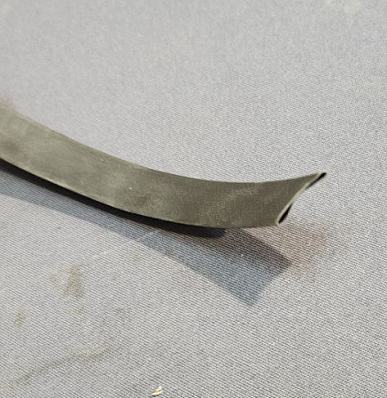 Термоусаживаемая трубка ТУТ нг 100/50 черная рулон EKF PROxima