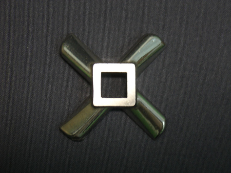 Нож для электромясорубки BORK, ZELMER (6108208A), Флора, внутр. квадрат 8,5 мм, внешн. D=19mm