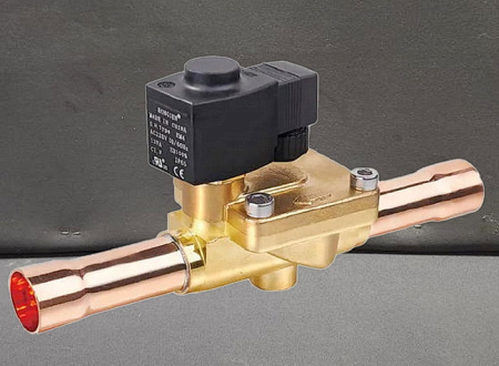 Клапан электромагнитный под пайку HV15M5T, 5/8" (с катушкой)