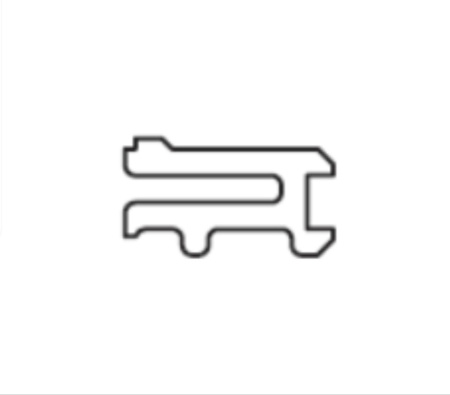 Профиль скользящий (ПВХ) FLEX +S90 3,2M