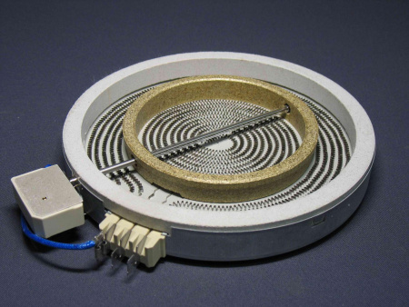 Конфорка стеклокерамика D200 mm 1700/700W-230V , 264701 2-х зон.