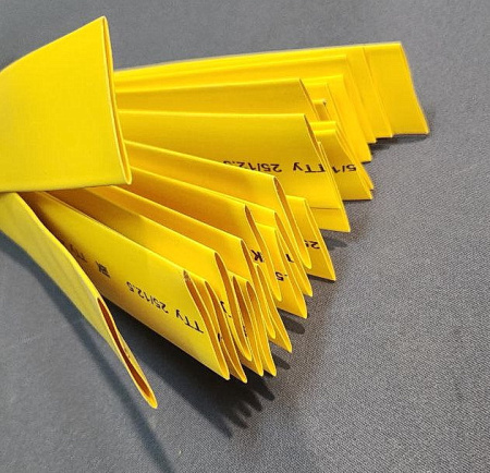 Трубка термоусаживаемая ТТУ 25/12.5 желтая (1м)